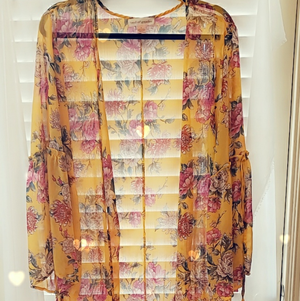 Sheer kimono/ coverup NWT